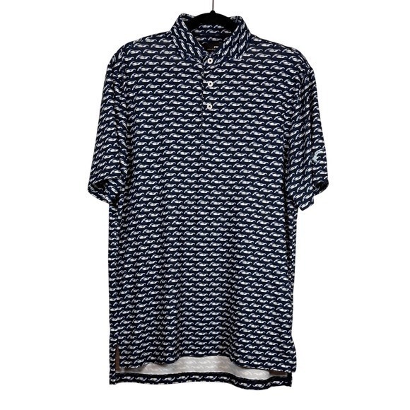 RLX Ralph Lauren Other - RLX Men's Performance Golf Polo, Navy Blue, Bugatti All Over Design, Size Small